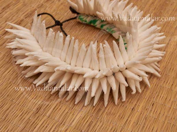 Paper jasmine Gajra Mullai Poo flower white Band ring for hair braid buy online