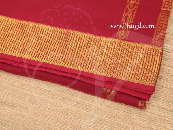 9 yards  Red Ethnic India Saree Traditional Indian Sari 