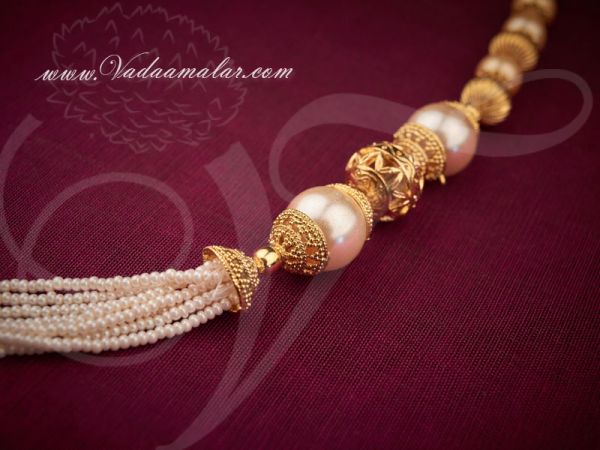 Traditional Beads Necklace for Saree Salwar