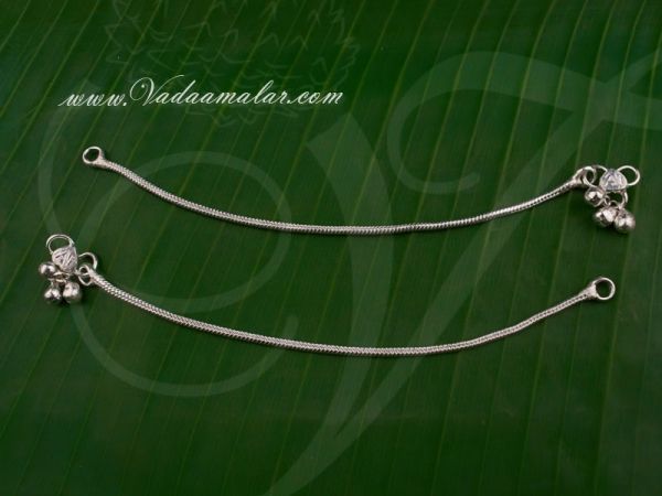 Silver colour anklets Payal Leg Ornament Indian anklet Buy