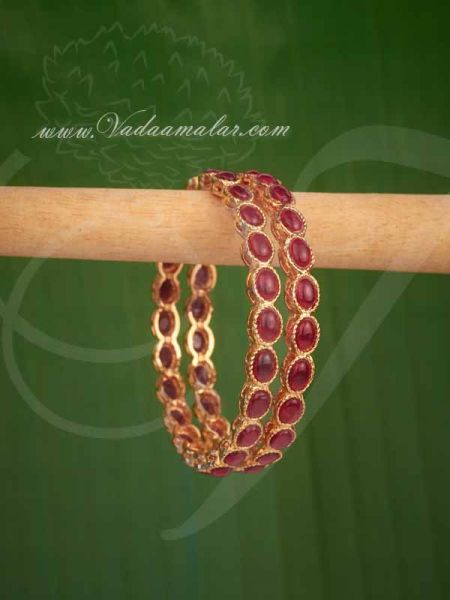 Gold Plated Bangles Bracelets Buy online from India - 2-6