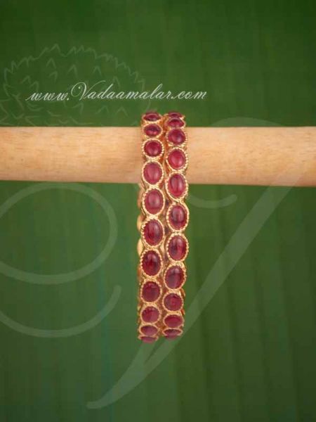 Gold Plated Bangles Bracelets Buy online from India - 2-6