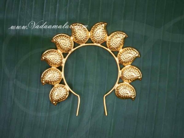 Indian Wedding Hair Accessories Small Size Designer Hair Pin (Ambada) Bridal  Braid Rakdoi Arch Buy