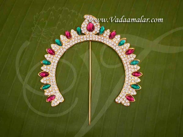 Arch Multicolor Hindu Deity Head Ornaments for Temple Decoration Buy Now 4.5