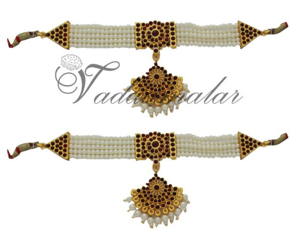 Baju bandh Pearl designs Vanki Upper Arm Jewellery Ornaments