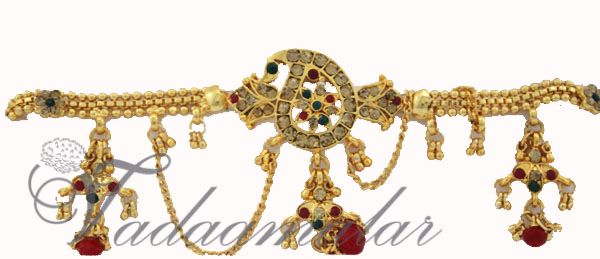 Baju Bandh armlet Gold plated upper arm band Vanki buy online - 1 pice