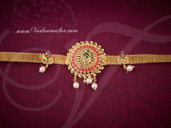 Bajuband gold stones latest jewelry designs Buy Now - 1 piece