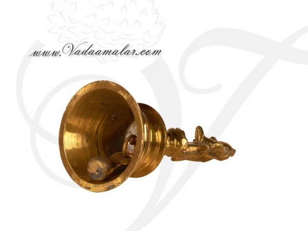 Brass Puja Bell Bells with Lord Hanuman Buy Online India Mani