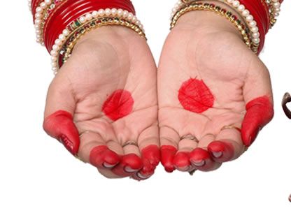 Altha Red Colour for hands and feet Bharatanatyam Dances