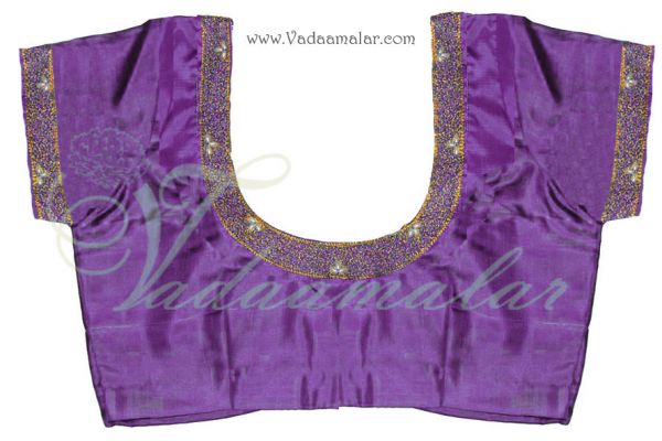 Embroidery Design Silk Cotton Saree Sari Blouse Choli Custom stitching