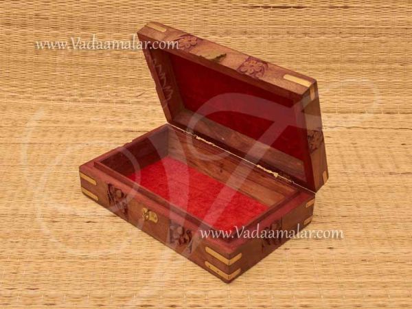  Handmade Jewellery Wooden Box For Vigraham holder Staues 8 