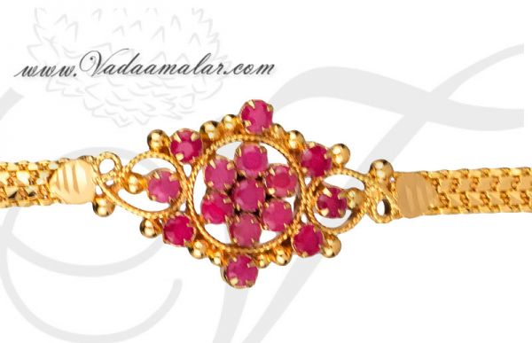 Ruby Stones Bracelet bracelets Jewellery Buy Gift for Women 