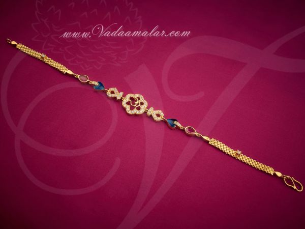 American Diamond Rakhi Bracelet bracelets Jewellery Buy Gifts