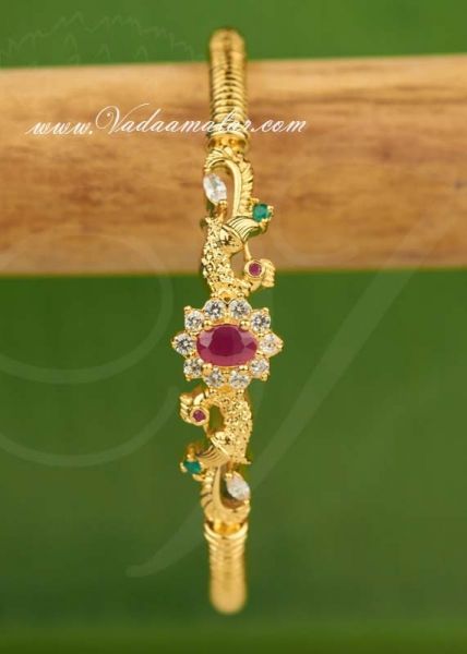 Ruby Emerald Stones Bracelet Jewellery for Gifts