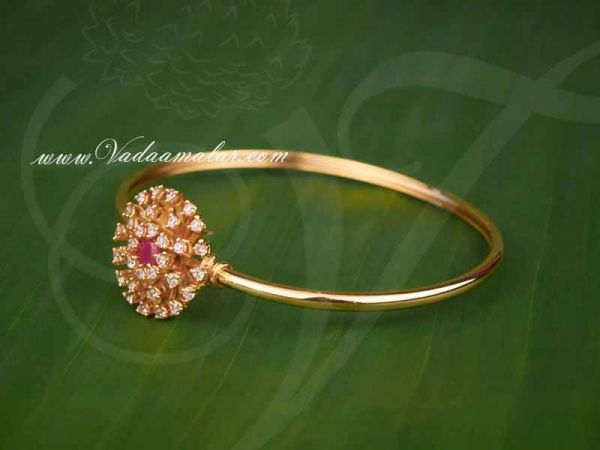 American Diamond Ruby Stones Bracelet Jewellery for Gifts