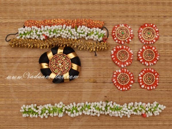 Kemp Stones Billai Braid South Indian Traditional Bridal Style
