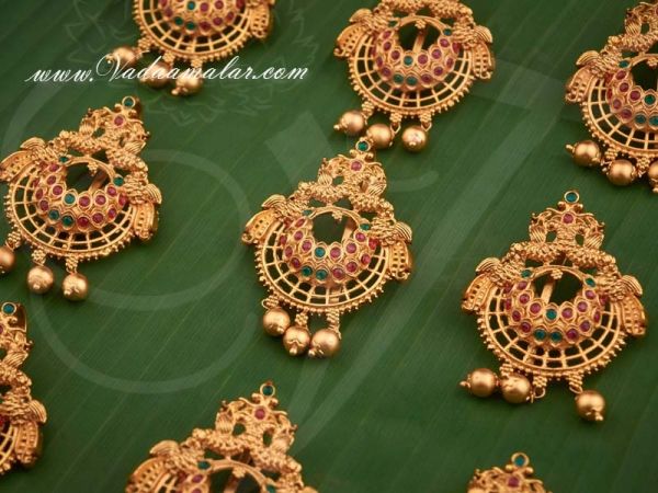 Antique Hair Jadai Billai Braid Indian Jewellery Bridal Ornaments 