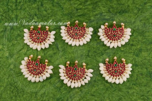 6 piece Jasmine flower choti Indian bridal braid style designs Buy Now