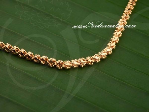 Micro Gold Plated India Short Chain