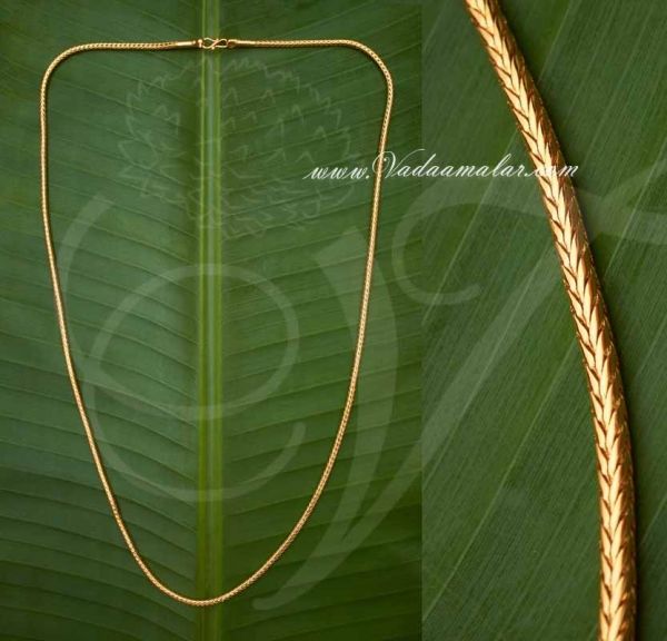 30 inch Gold Plated India Long Chain Buy Online 