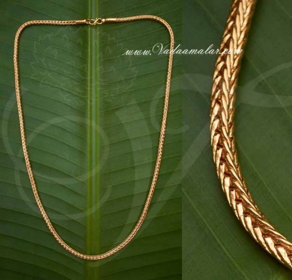 25 Inch Gold Plated India Long Chain Buy Online 