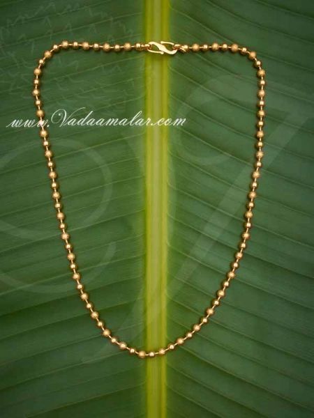 Gold Plated India Short Chain Buy Online 