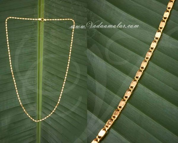Gold Plated Chain for Women and Men Buy Online from India