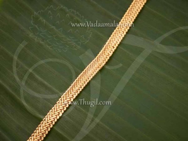 Chain for Men Gold Plated Long Necklace Full Length 24 inches