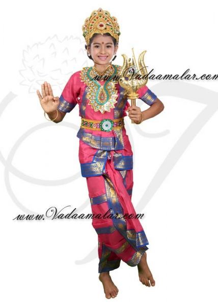 Devi Amman Indian Goddess Fancy Dress Costume with Accessories buy online
