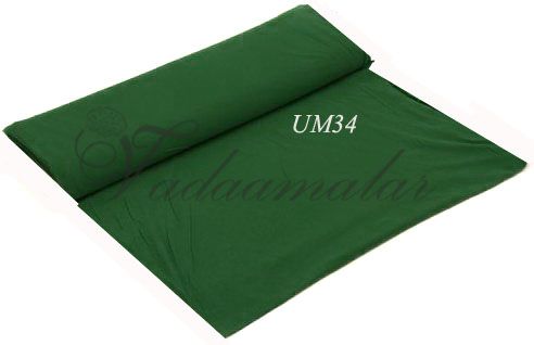 Cotton Fabric Solid colour Dark Green Running Material