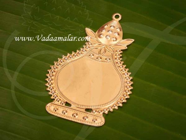 Decoration Art Pendent in Gold Finish 6 Pcs Buy Online