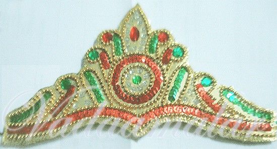 Crown Kreedam Headgear Indian King Rajah Indian God Goddess