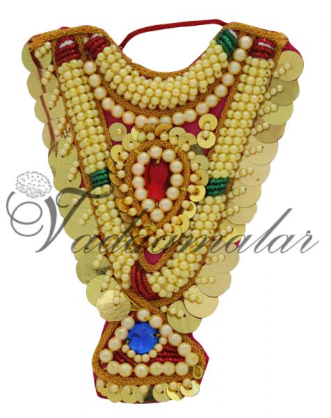 Hindu Diety Necklace Chest Accessories God Sringaar Decoration