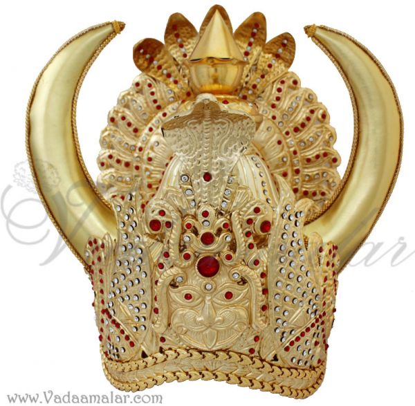 Yama Raja Goddess Crown Kreedam Headgear Crowns Indian God