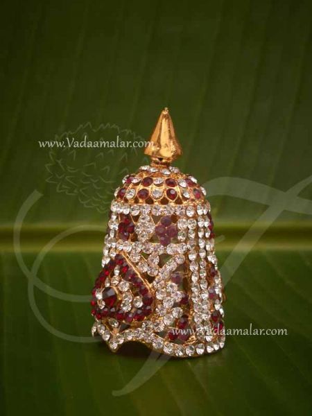Full Kreedam Mukut Hindu Deity Statue Jewelry 3