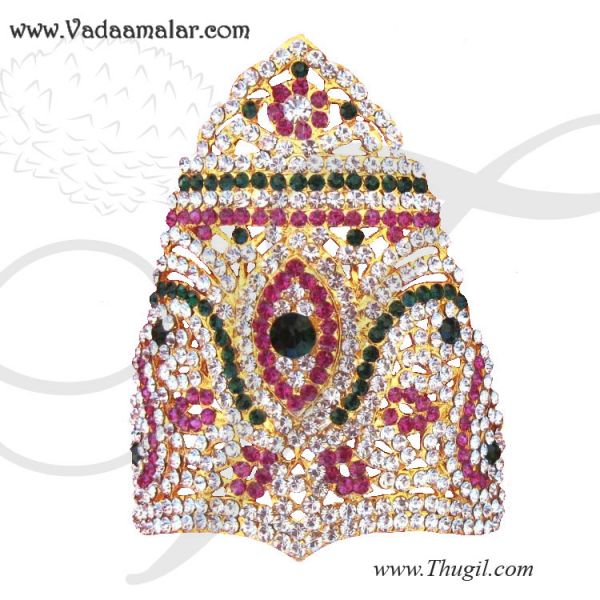 Small size Hindu Deity Crown Mukut Kreedam Accessories Gods