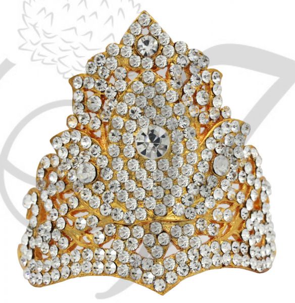 3 inch Small size Hindu Deity Crown Mukut Kreedam Head Ornaments