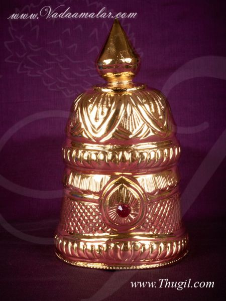 Gold Plated Indian God Crown Half Kreedam Buy Now