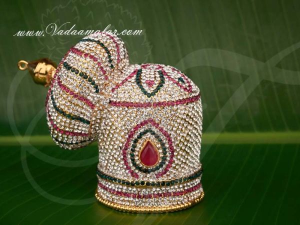 Vishnu Andaal Devi Amman Mukut Head Crown Accessories God Goddess Kreedam