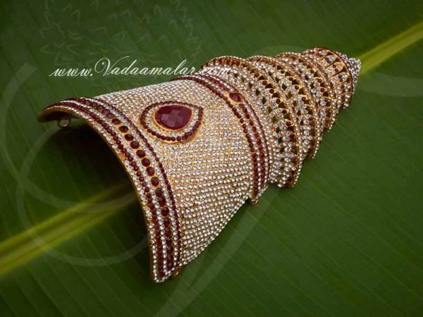 10 inches Hindu Deity Half Crown Mukut Kreedam Head Ornaments Buy Now