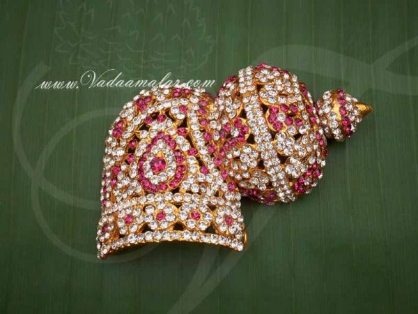 2.2 inches Vishnu Andaal Devi Amman Mukut Head Crown Accessories God Goddess Kreedam 