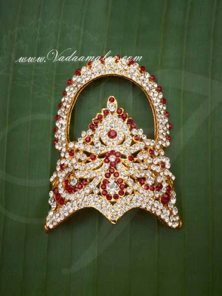 3 inches Small Size Hindu Deity Crown Mukut Kreedam Head Ornaments Buy Online