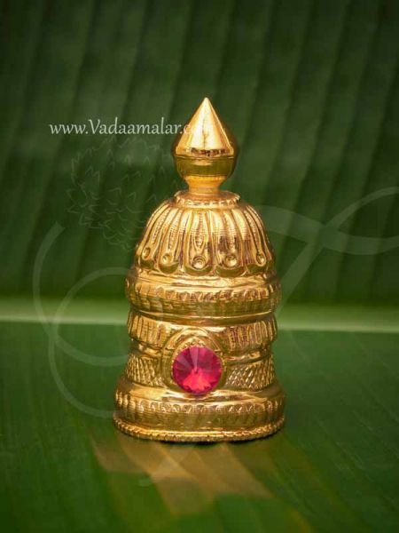 Kireedam for Hindu Full Crown Gold Plated Crown 4