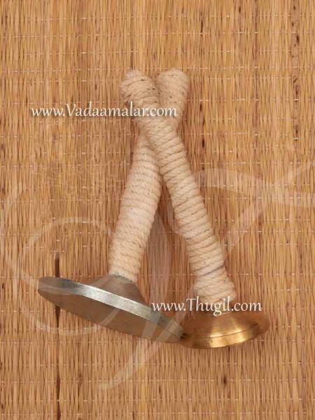 Brass Nattuvangam Natuuvanga Thalam Jathi Bells 5.5