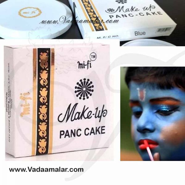 Blue Pancake for Makeup Online in India Mifi Pan Cake for Dance Drama Available