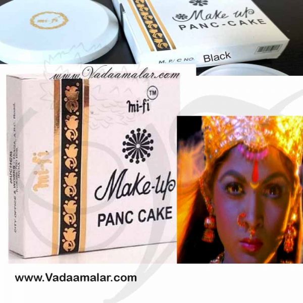 Black Pancake for Makeup Online in India Mifi Pan Cake for Dance Drama Available 