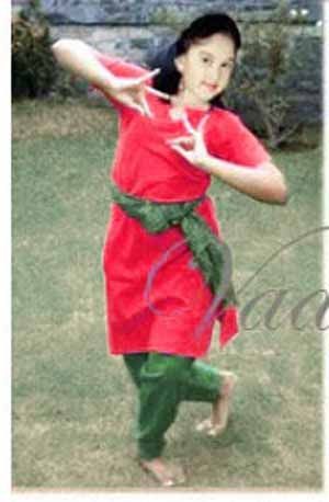 34 size Red And Green Kuchipudi Bharatanatyam Dance Practice Learning Salwar Kameez Costume India