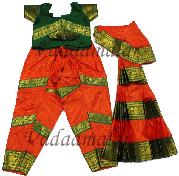 Baratanatiyam Dance Dress for Young Girls Traditional India Indian Dresses Online