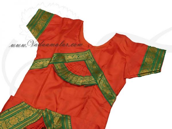 8 years (28 size) Kids Bharatanatyam Dress Small Size Costume buy online