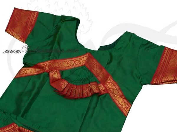 Kids Bharatanatyam Dress Small Size Costume (28 Size) (9-10 years)
